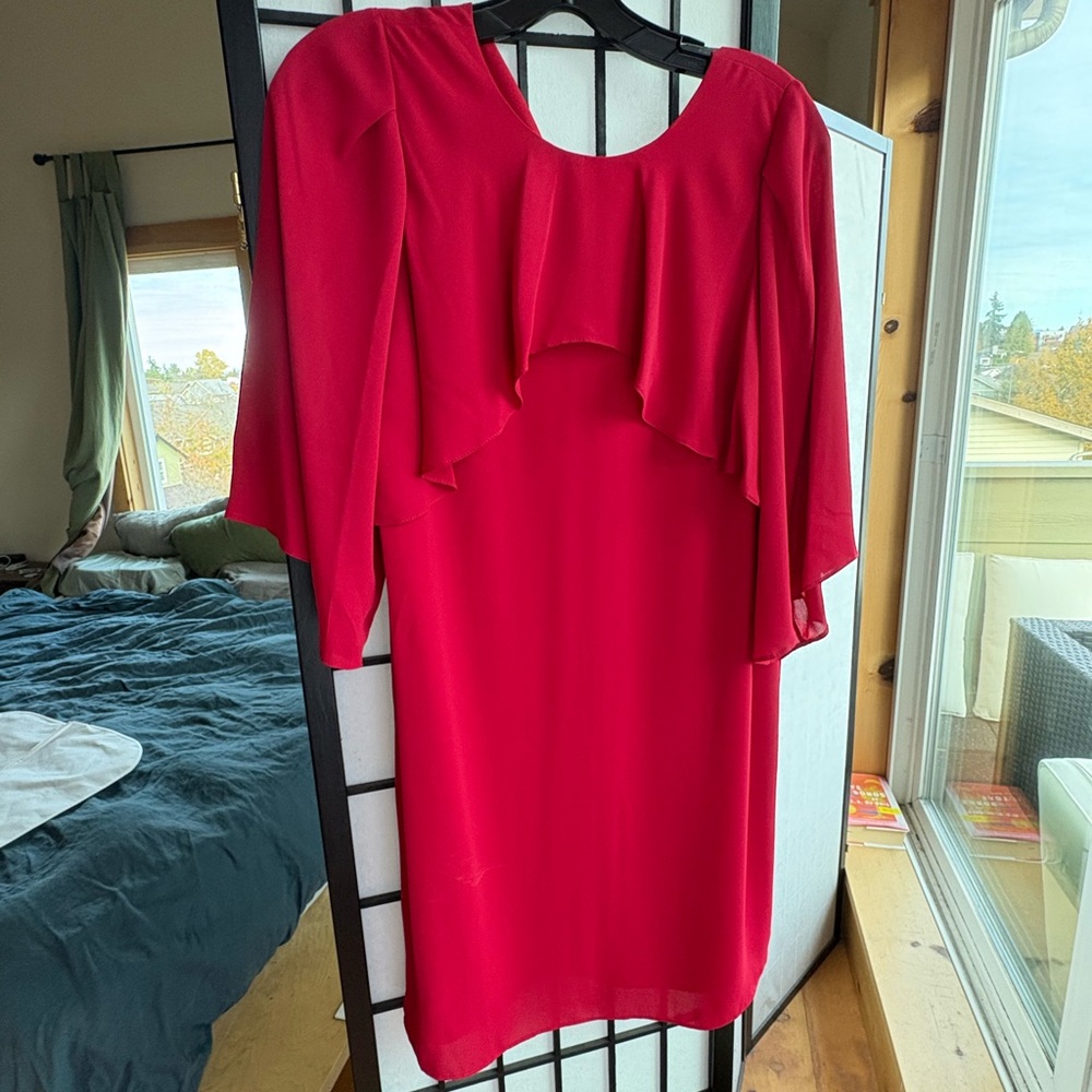 Halston Heritage Red Dress